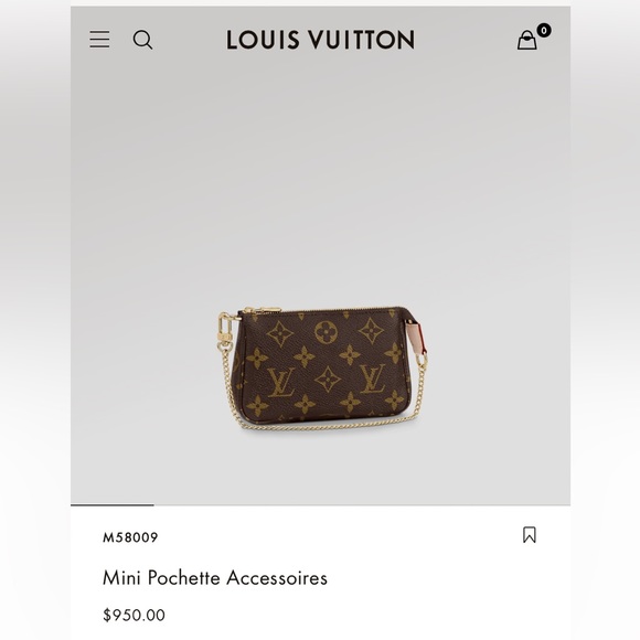 ❌❌SOLD❌❌Louis Vuitton Monogram Mini Pochette Accessories with Box and Dustbag - Picture 6 of 6